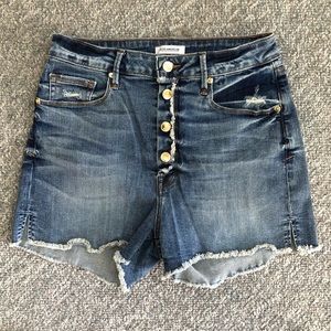 Good American High Waist cut off jean shorts 8 29